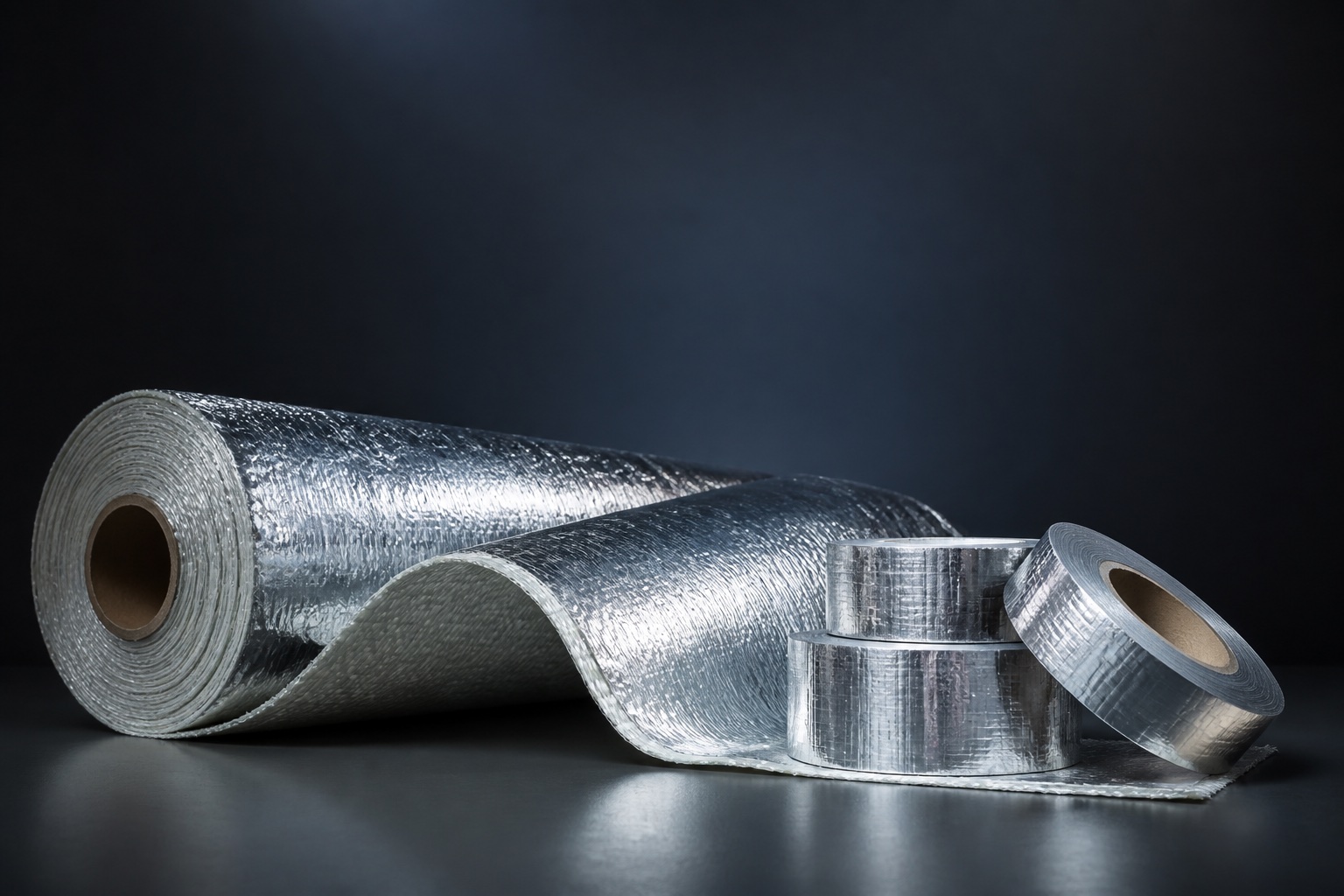 Composite aluminum foil materials