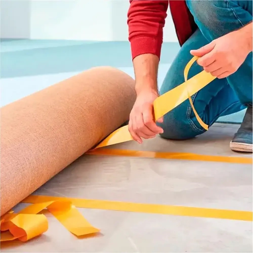 Double Sided Crepe Paper Tape 150μm – Rubber Adhesive