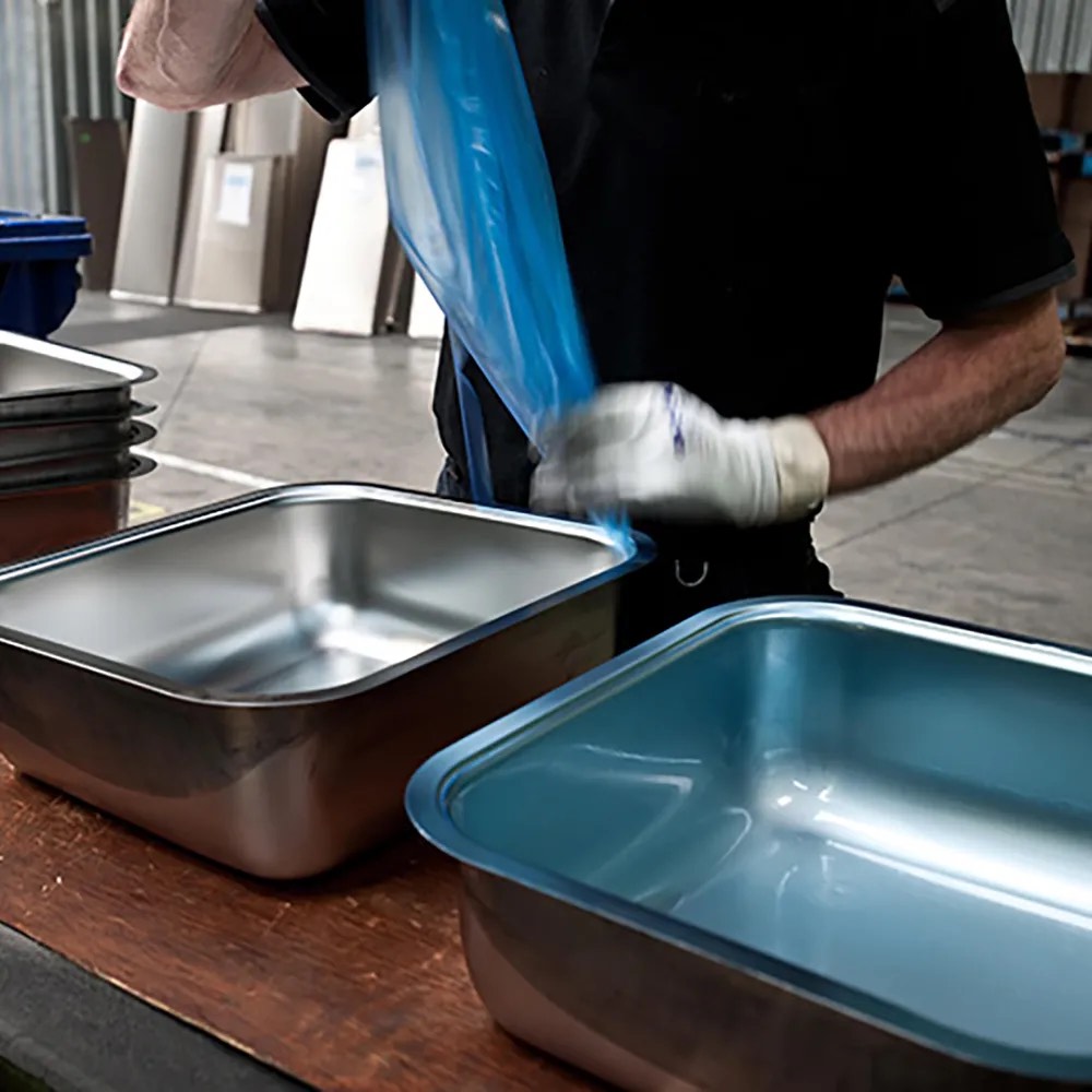 Protection films for deep drawing