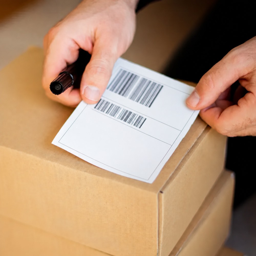 Top Thermal Paper Logistics Label