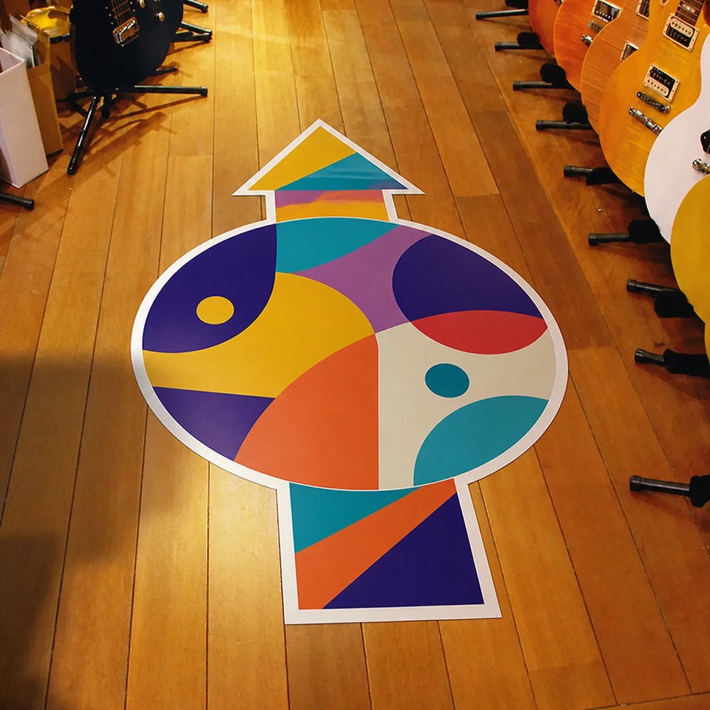 Twill Floor Graphics Film